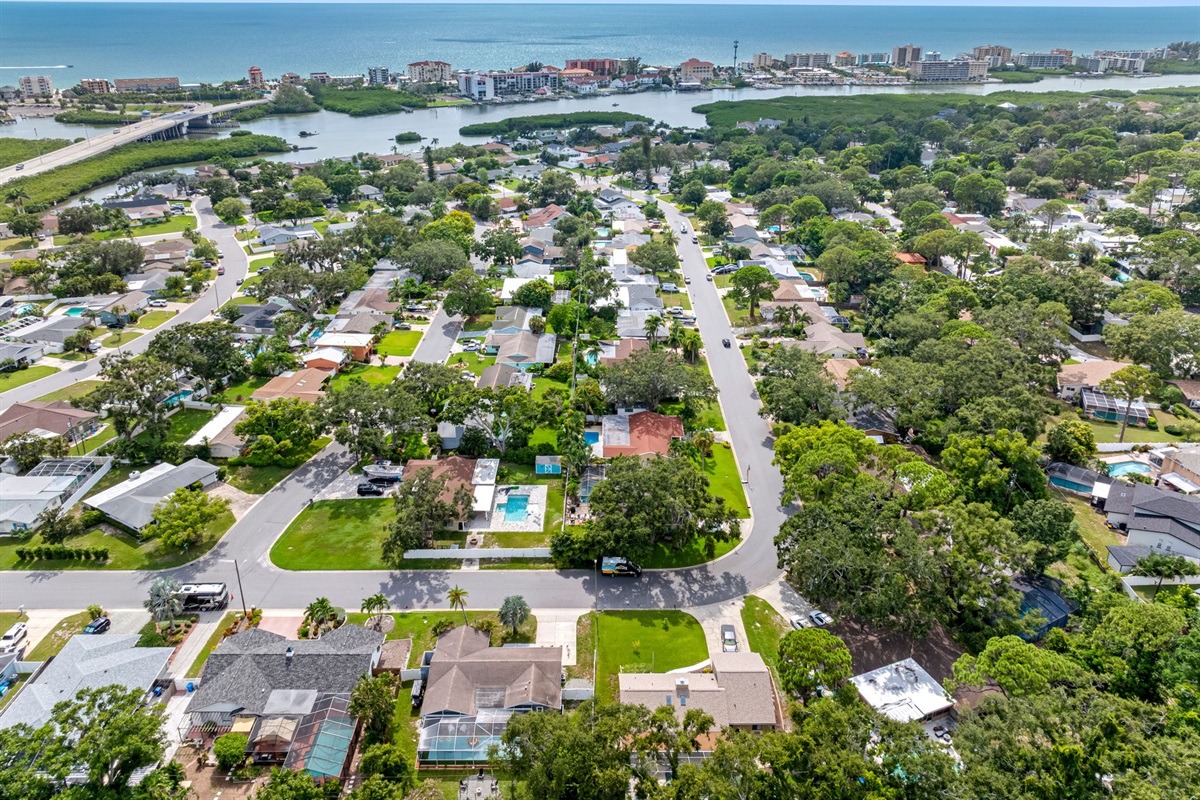Aerial View of the Neighborhood