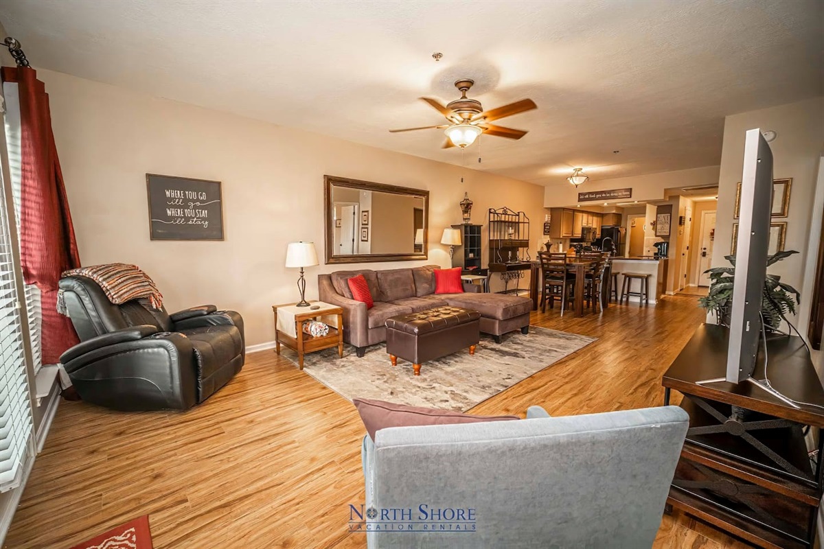 Open Living Area for Entertaining