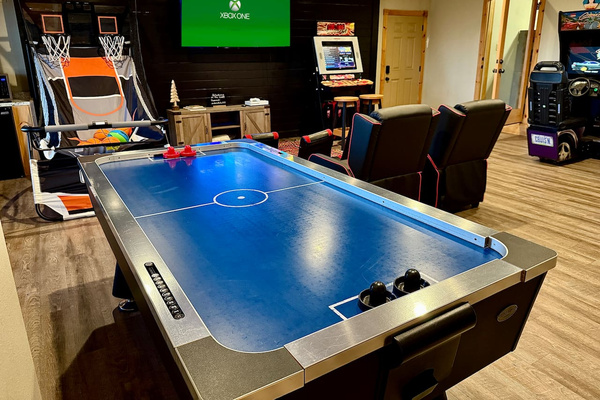 Air hockey, Xbox and arcade fun, so the grown-ups can relax, Splashing at the Bluff