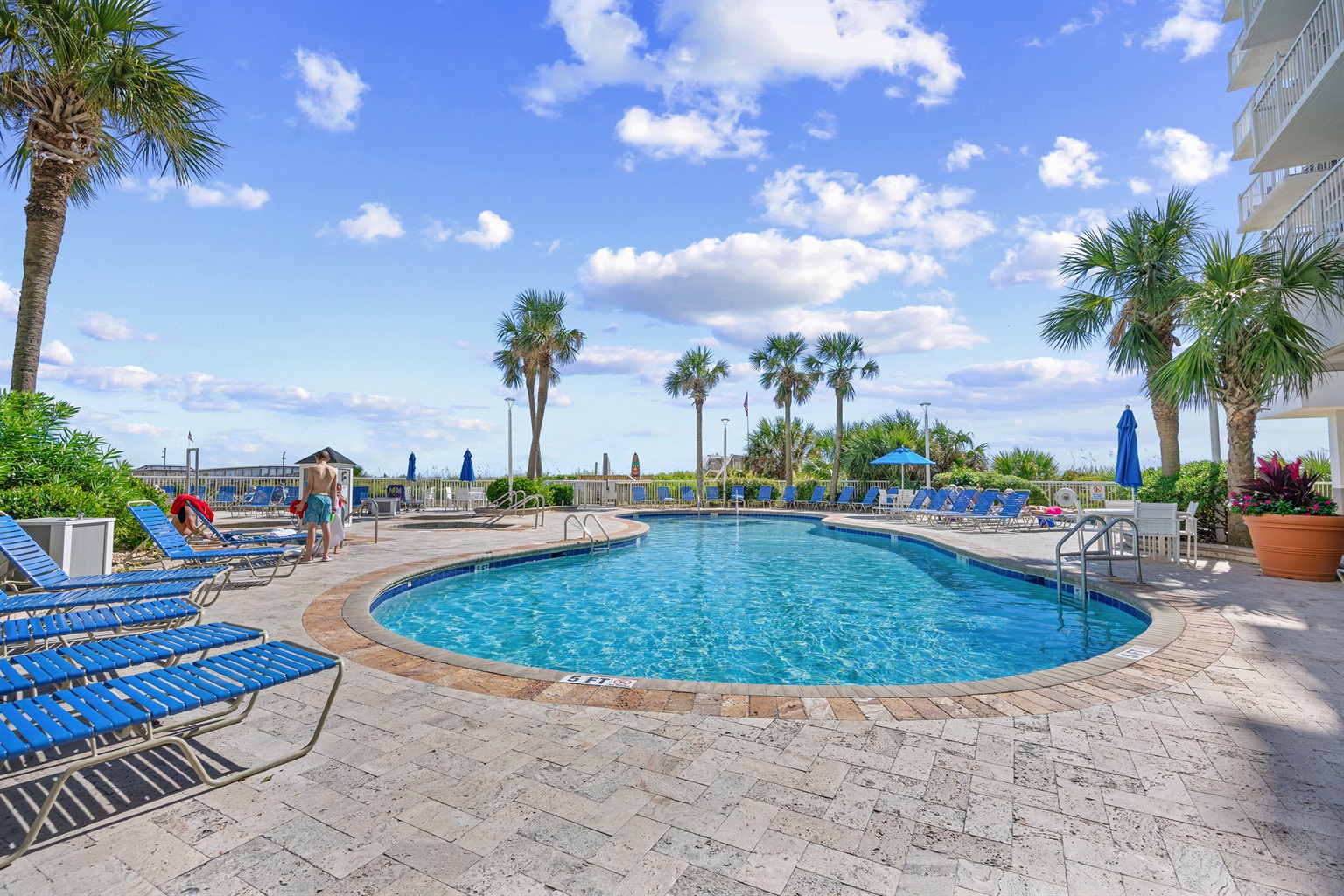 One of six sparkling resort pools—ready for you to relax, splash, and enjoy throughout your stay 🌊🏊‍♀️