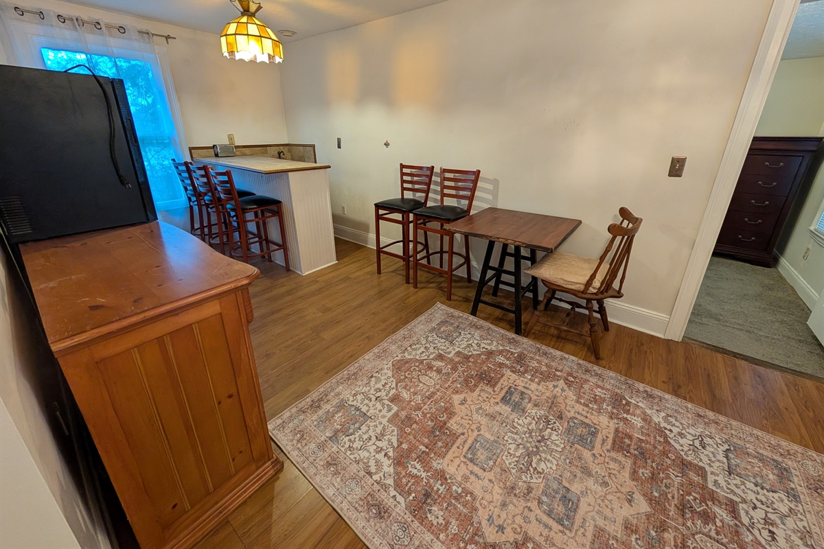 Upstairs bar with sitting area