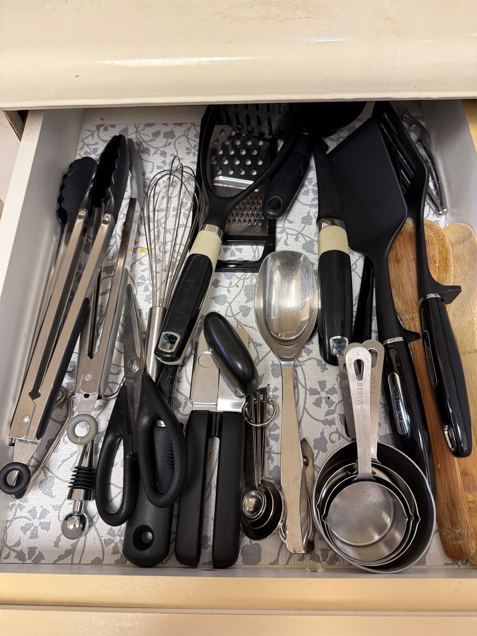 Plenty of cooking utensils
