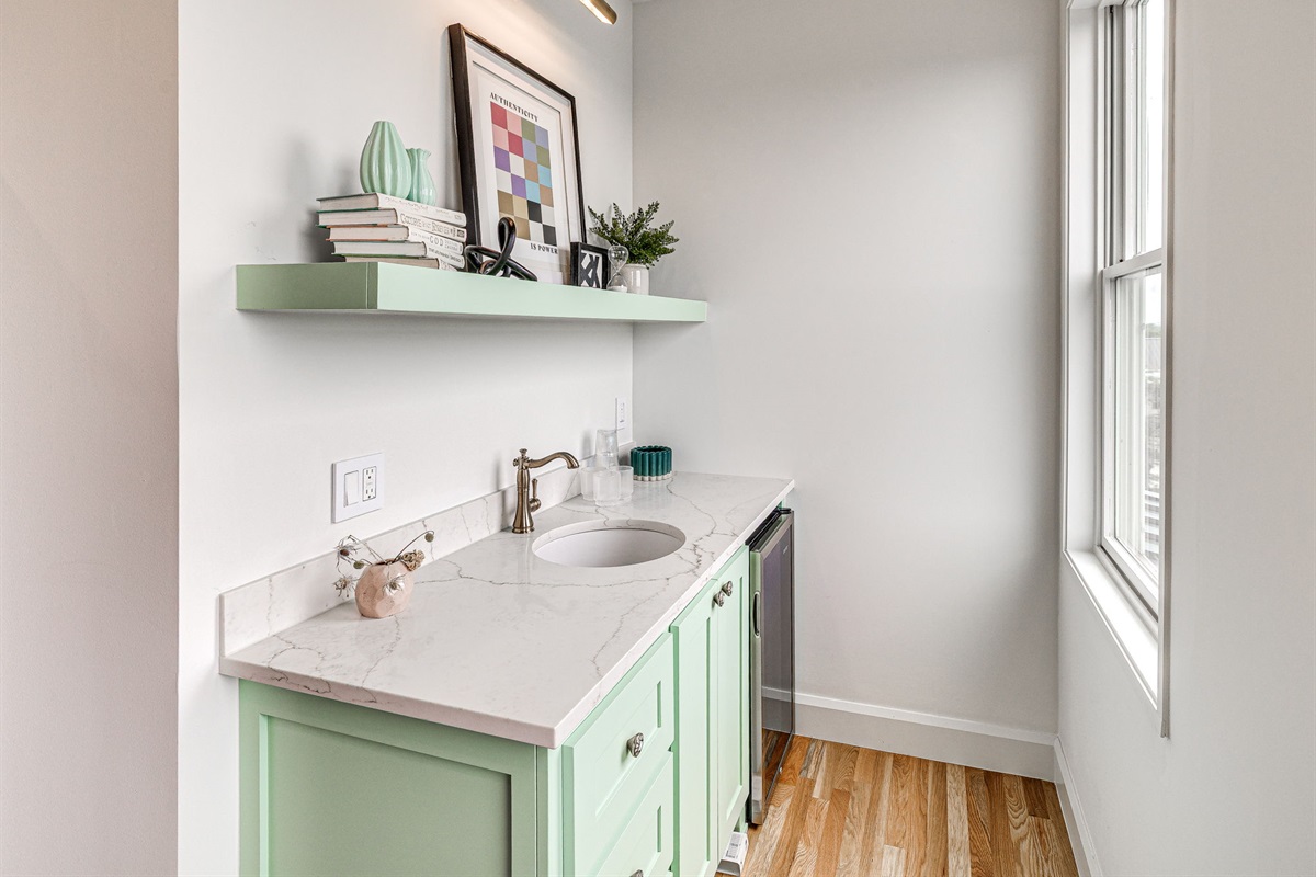 Kitchenette at Bonus Room