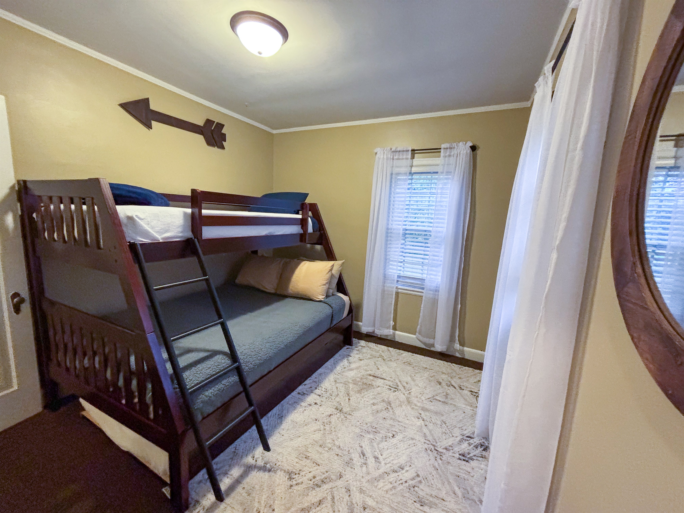 Tranquil and welcoming—enjoy ultimate comfort in our carefully curated bedroom.
