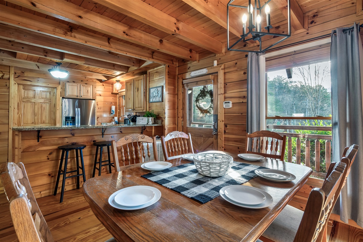 Dining space designed for shared meals and conversation
