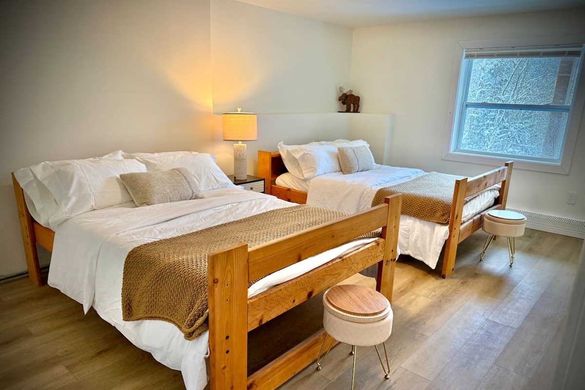 Bedroom with Two Full Beds