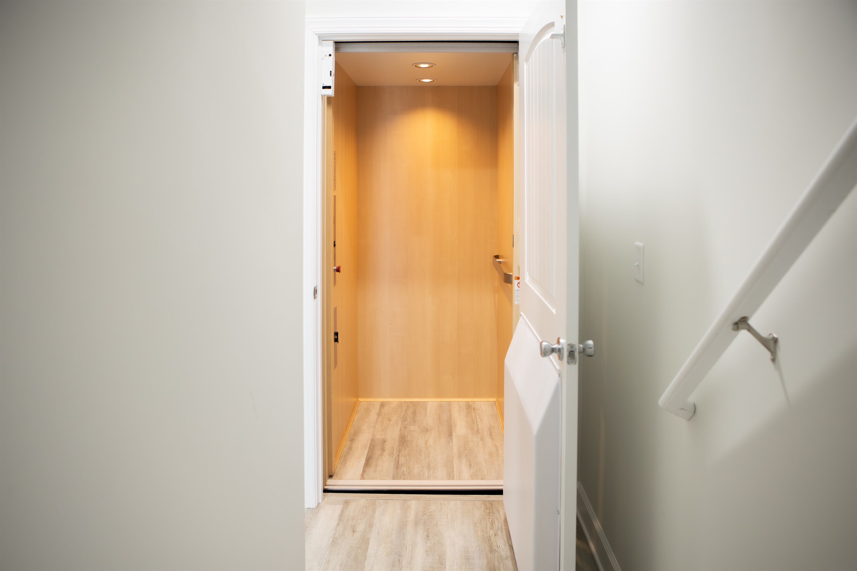 Elevator with access to each floor