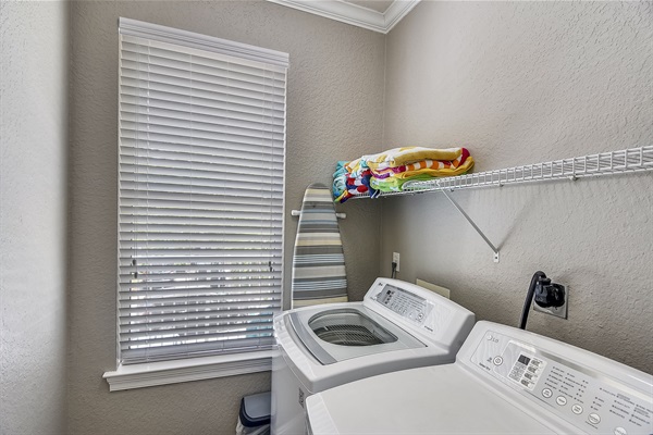 Laundry located on the 2nd floor