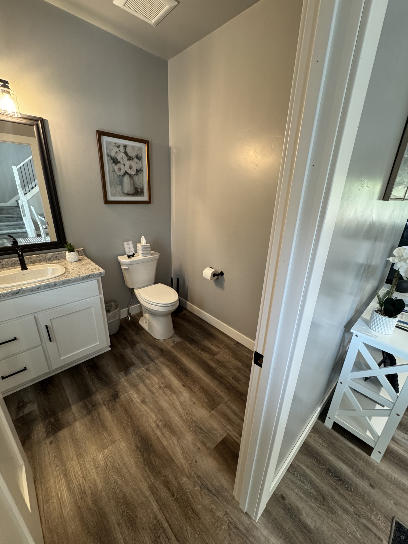 Half bath on first floor