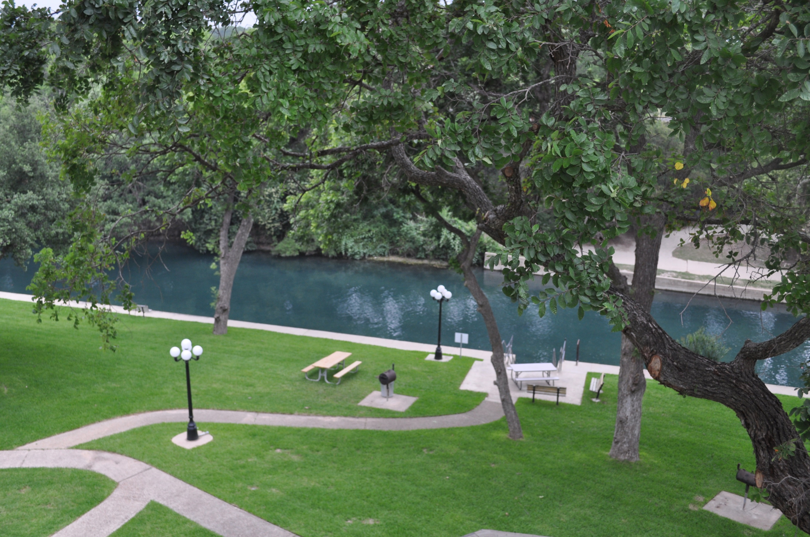 Our beautiful blue Comal River.