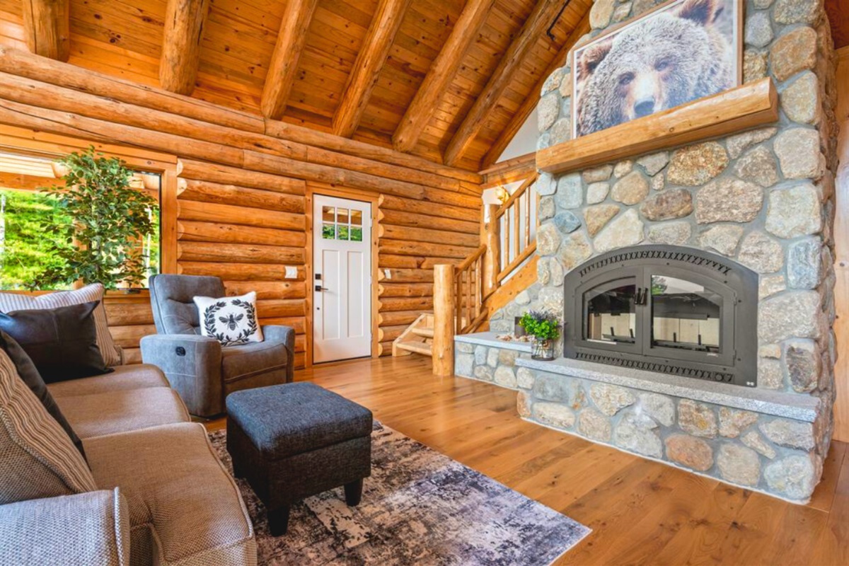 Settle in and make yourself at home in the living room.