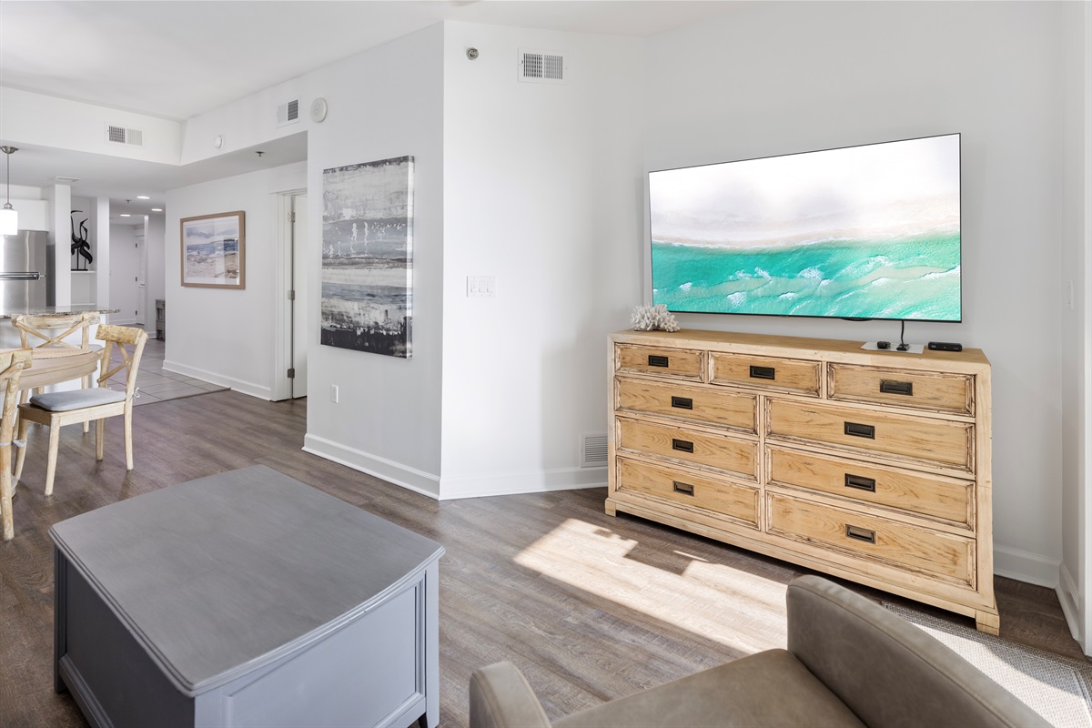 Gulf-Front Living Room