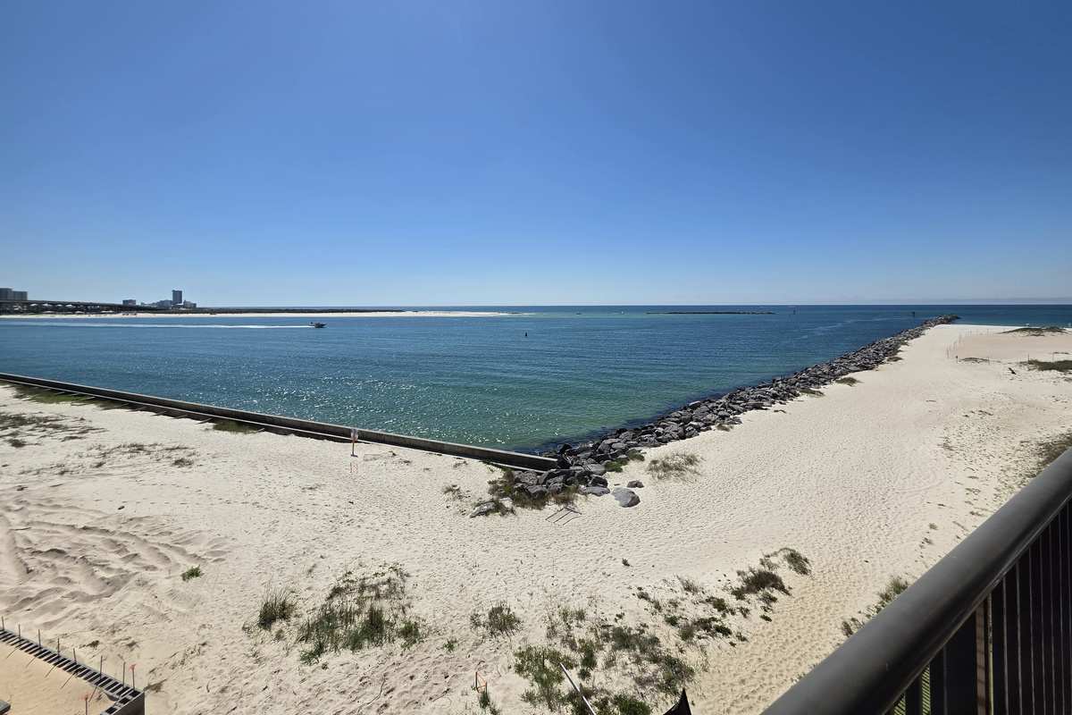 View from the living room balcony door