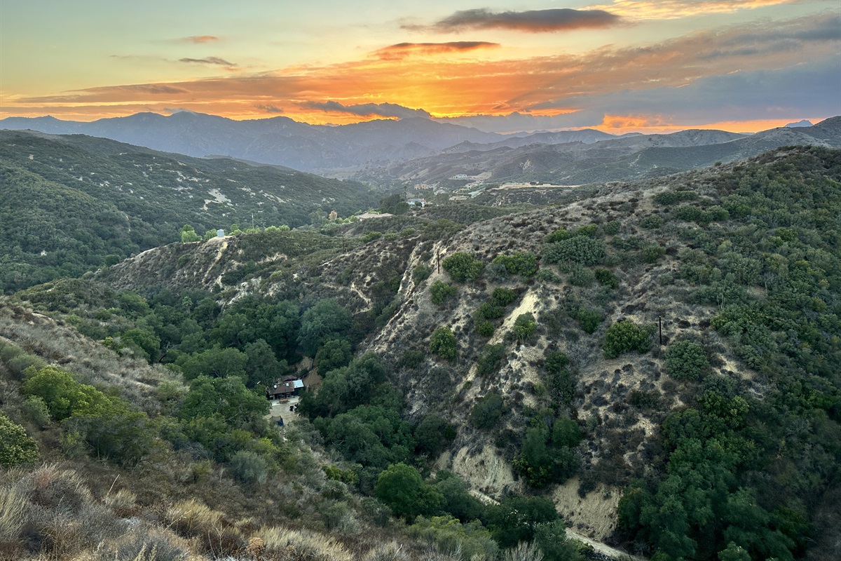 view from mountain top