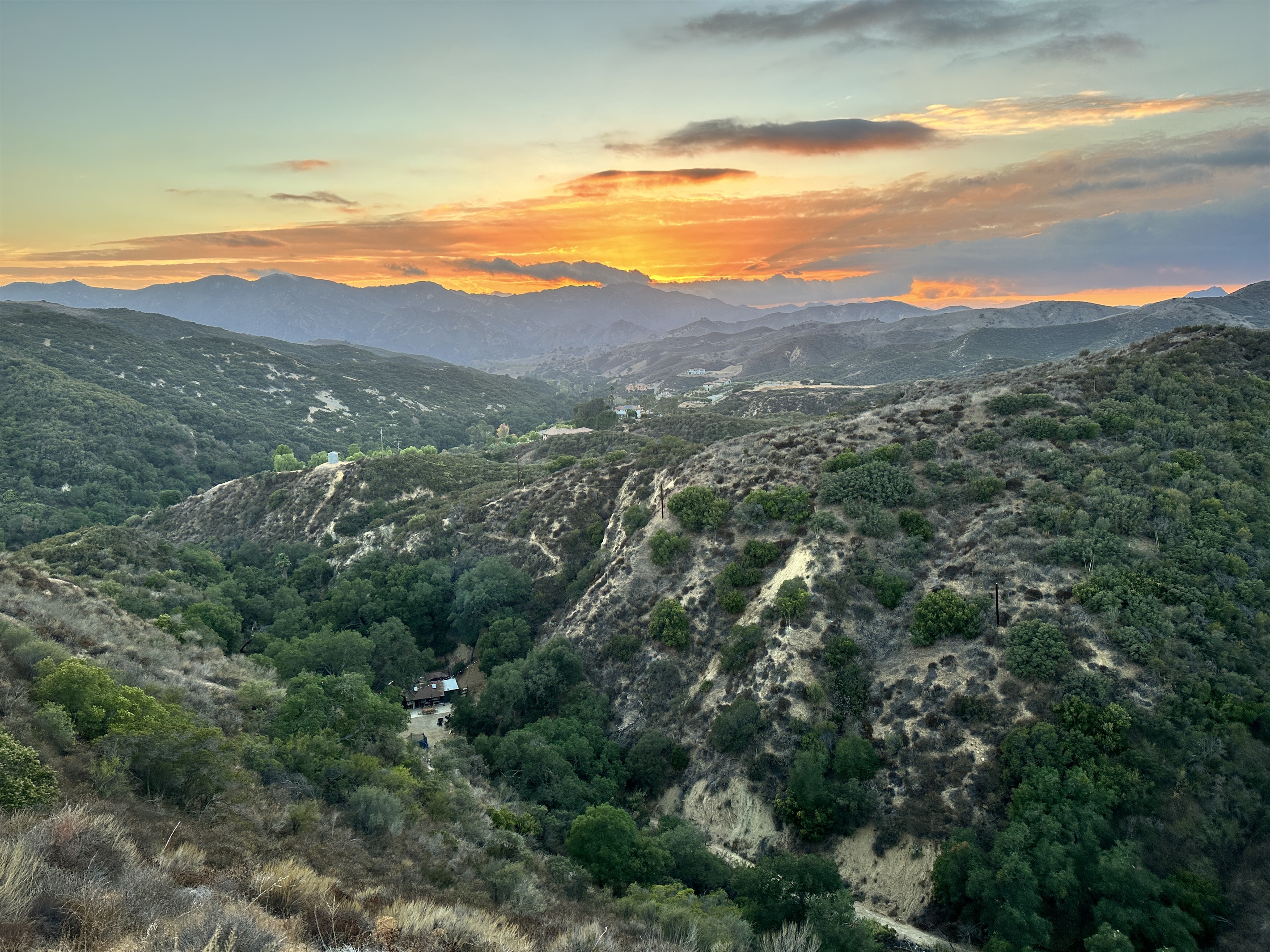 view from mountain top