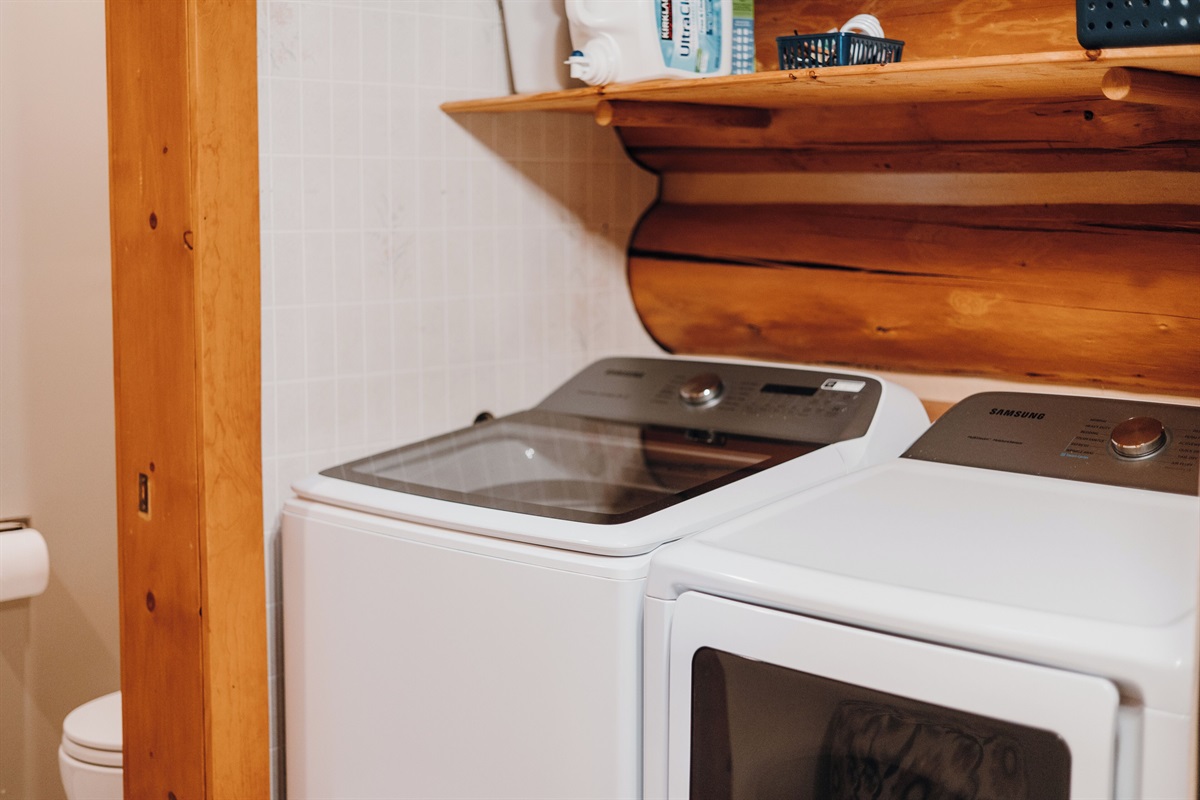Laundry area, second floor.