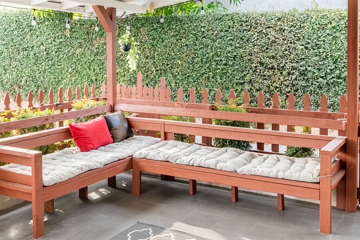 Watch some tv on the covered patio