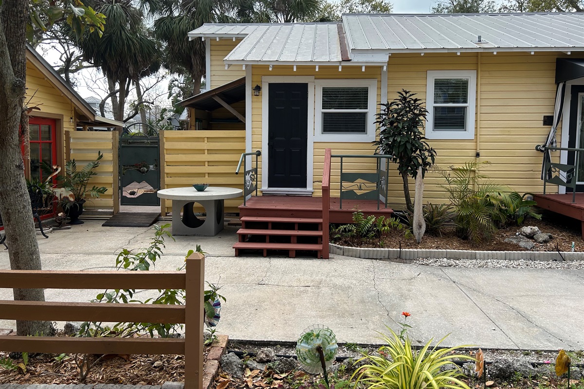 Back Entrance on Side of House