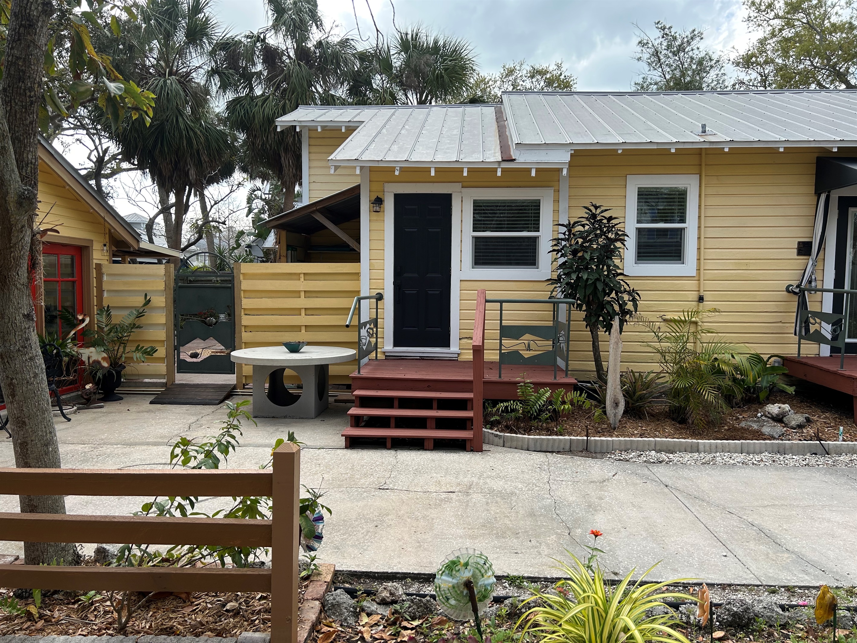 Back Entrance on Side of House