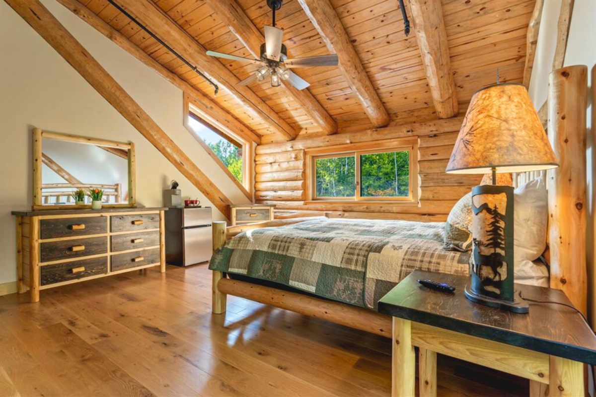 Wake up to mountain views in your master suite.