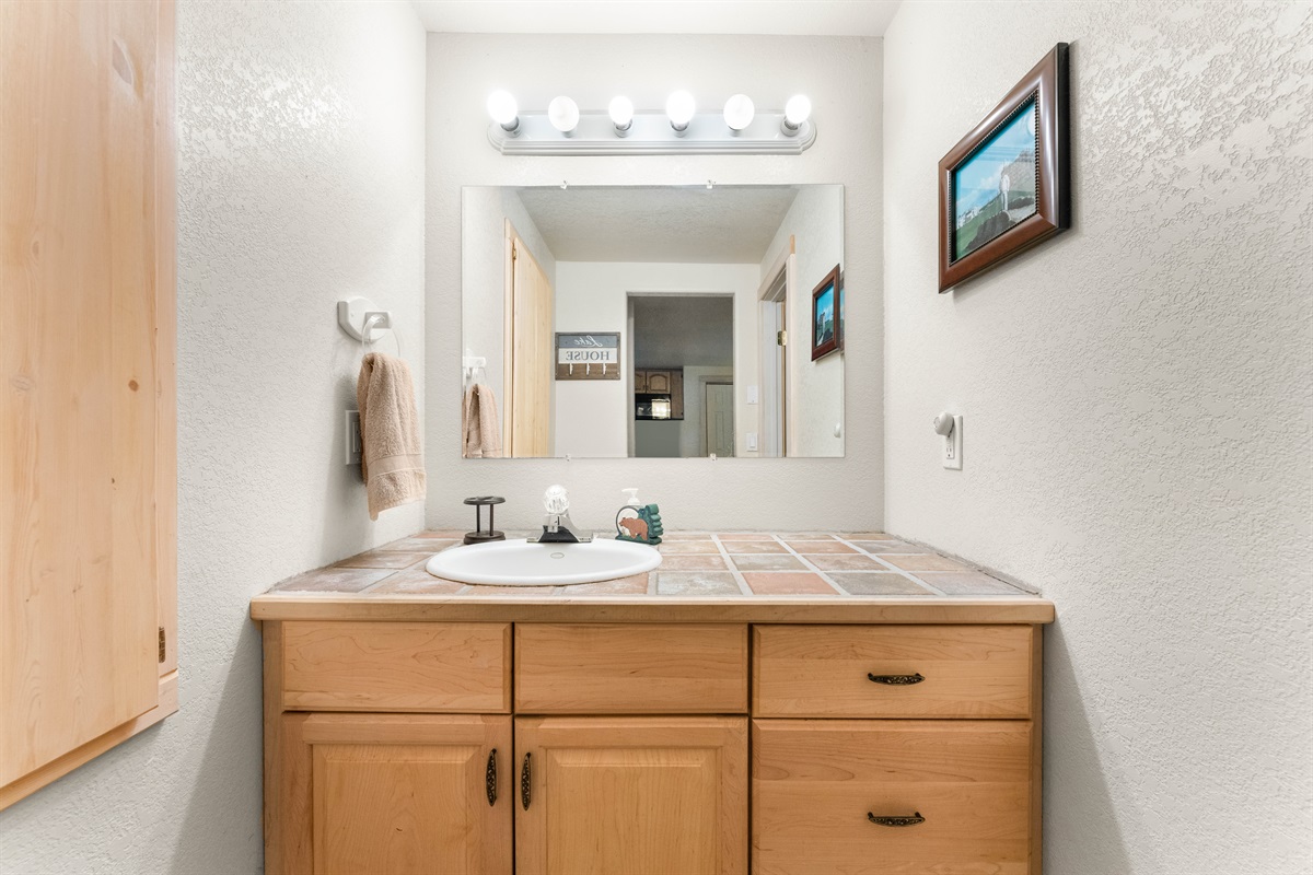 Bathroom with Laundry Access