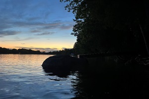 Sunset from the beach