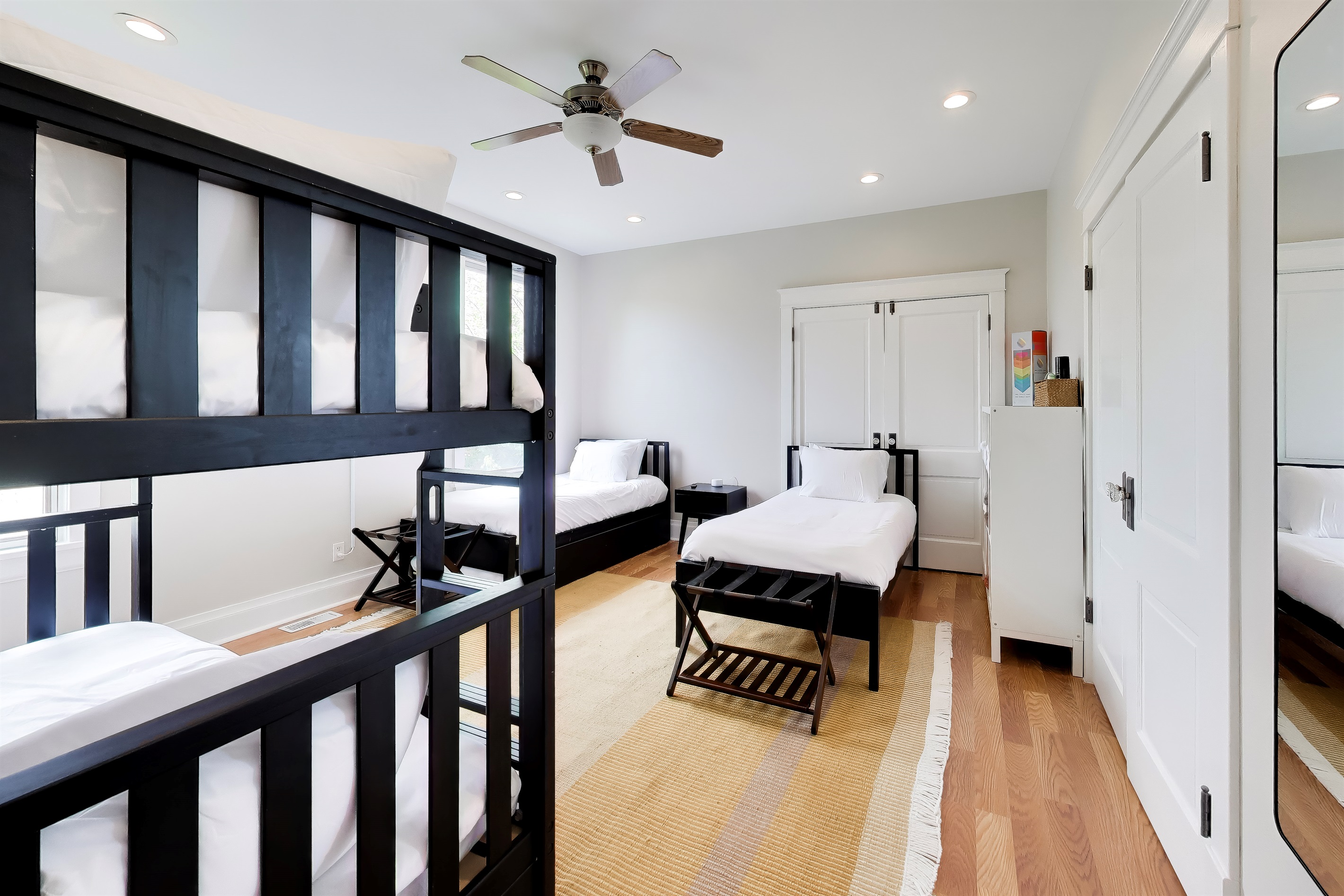 Bedroom 2: Twin Bunks with Trundles