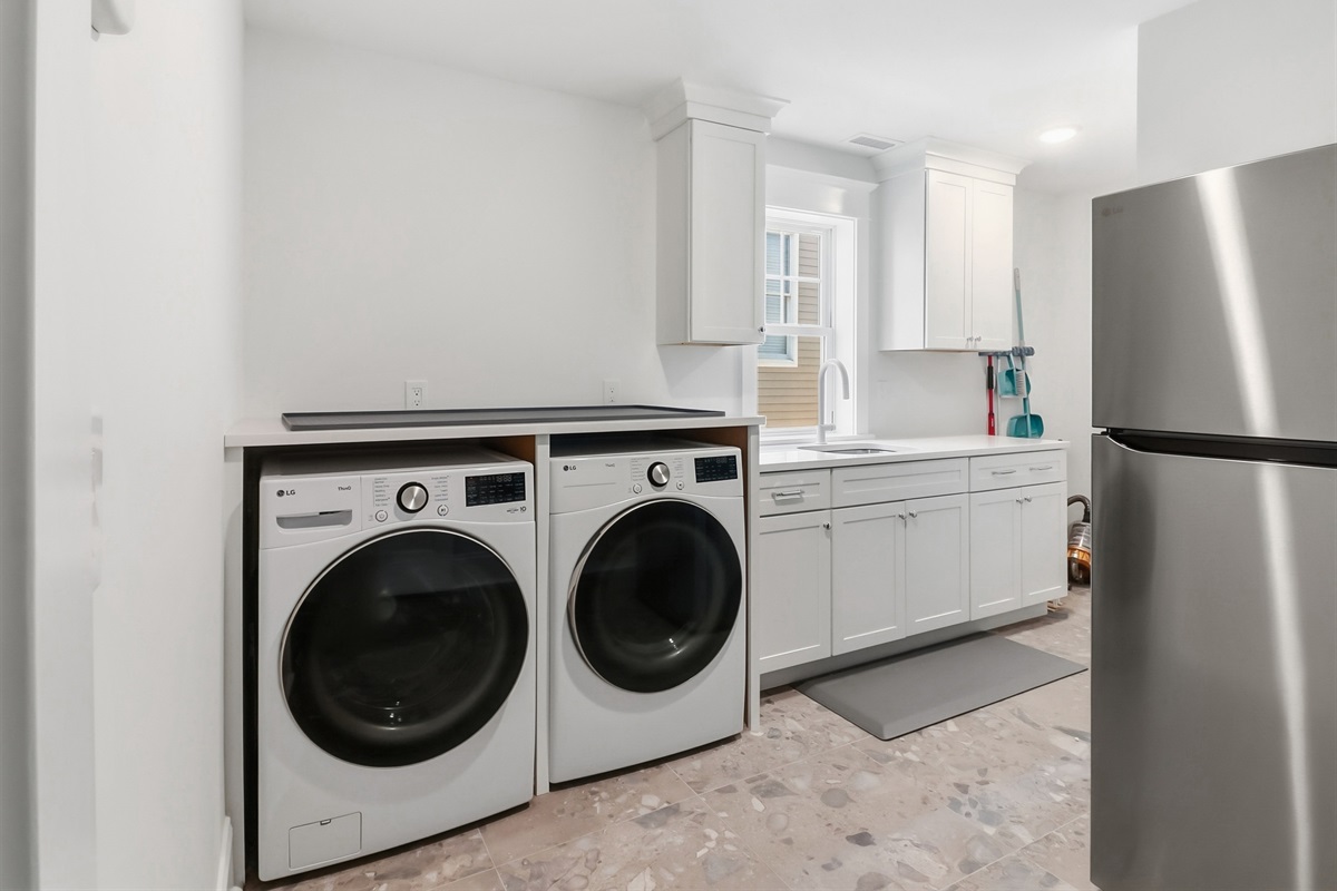 Washer and dryer area