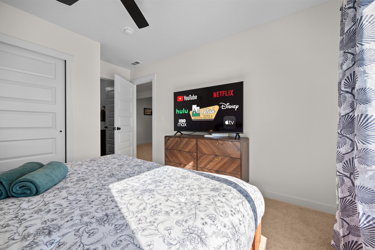 Upstairs Bedroom 1 with King Bed