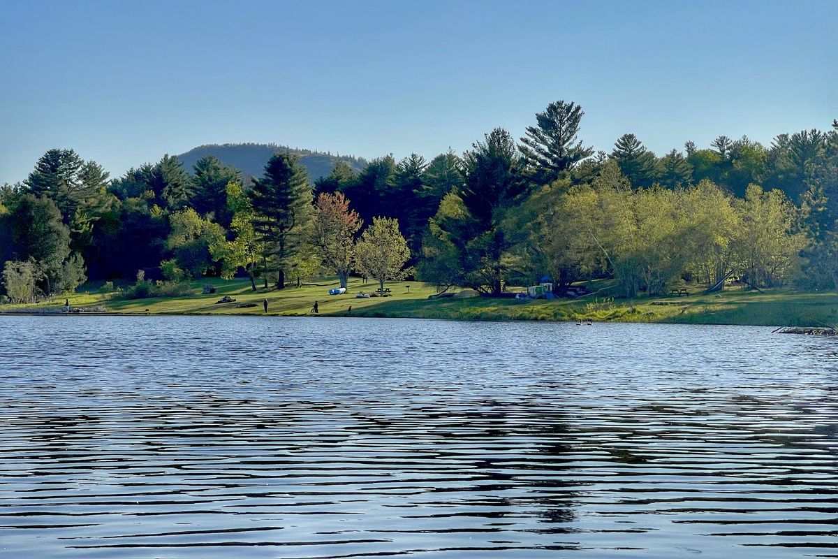 Serene Lake Eaton offers stunning mountain views and the opportunity to spot myriad wildlife. 