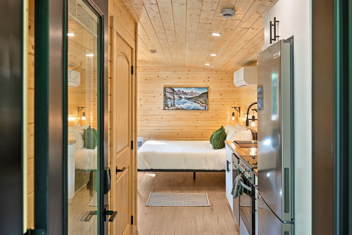 View from the cabin entrance