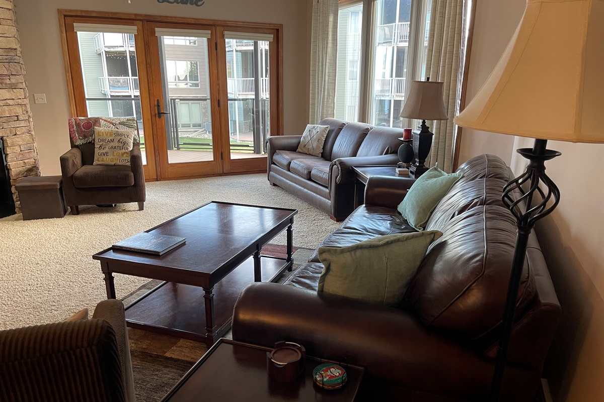 Living room Queen sleeper sofa