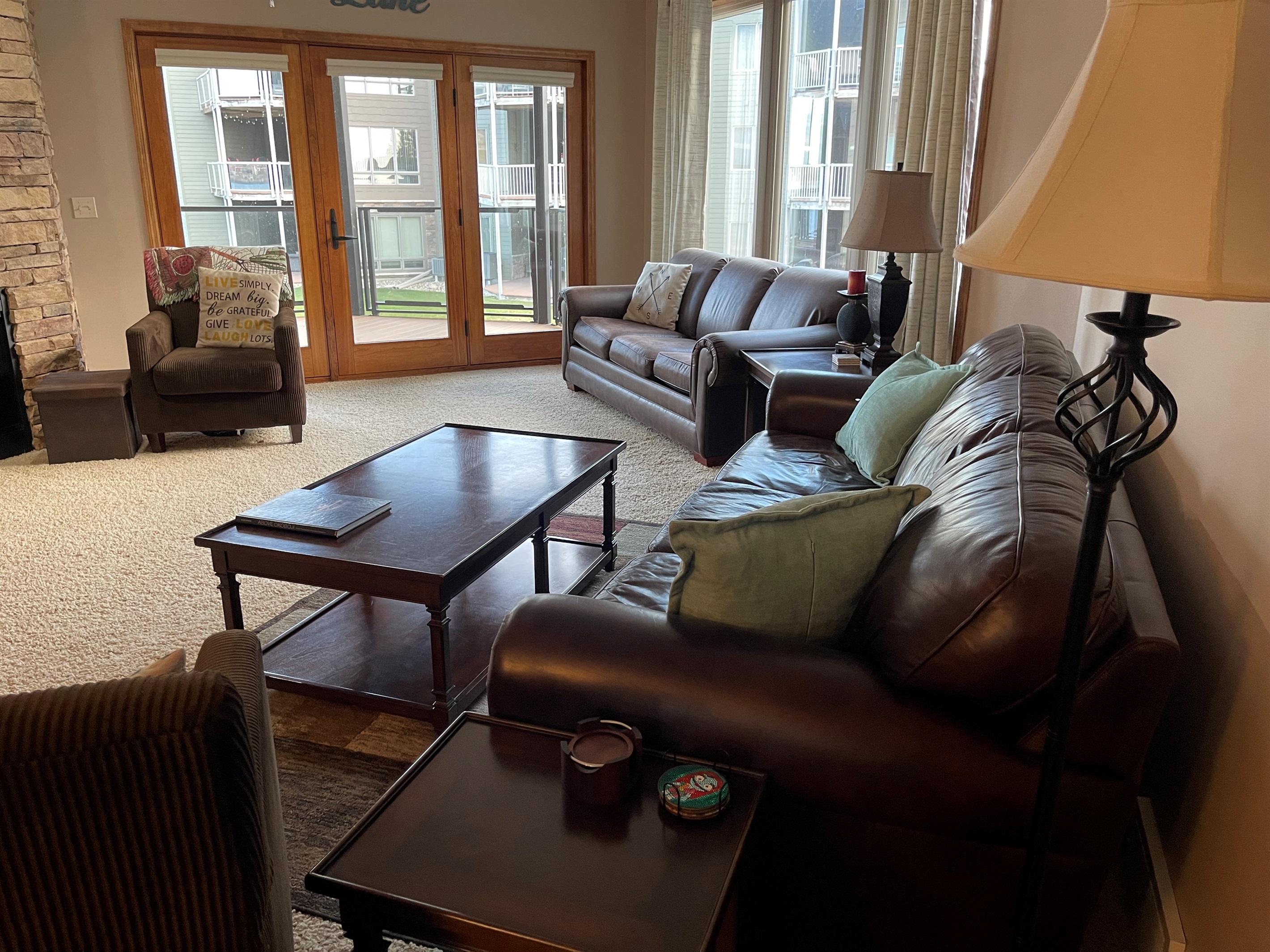 Living room Queen sleeper sofa