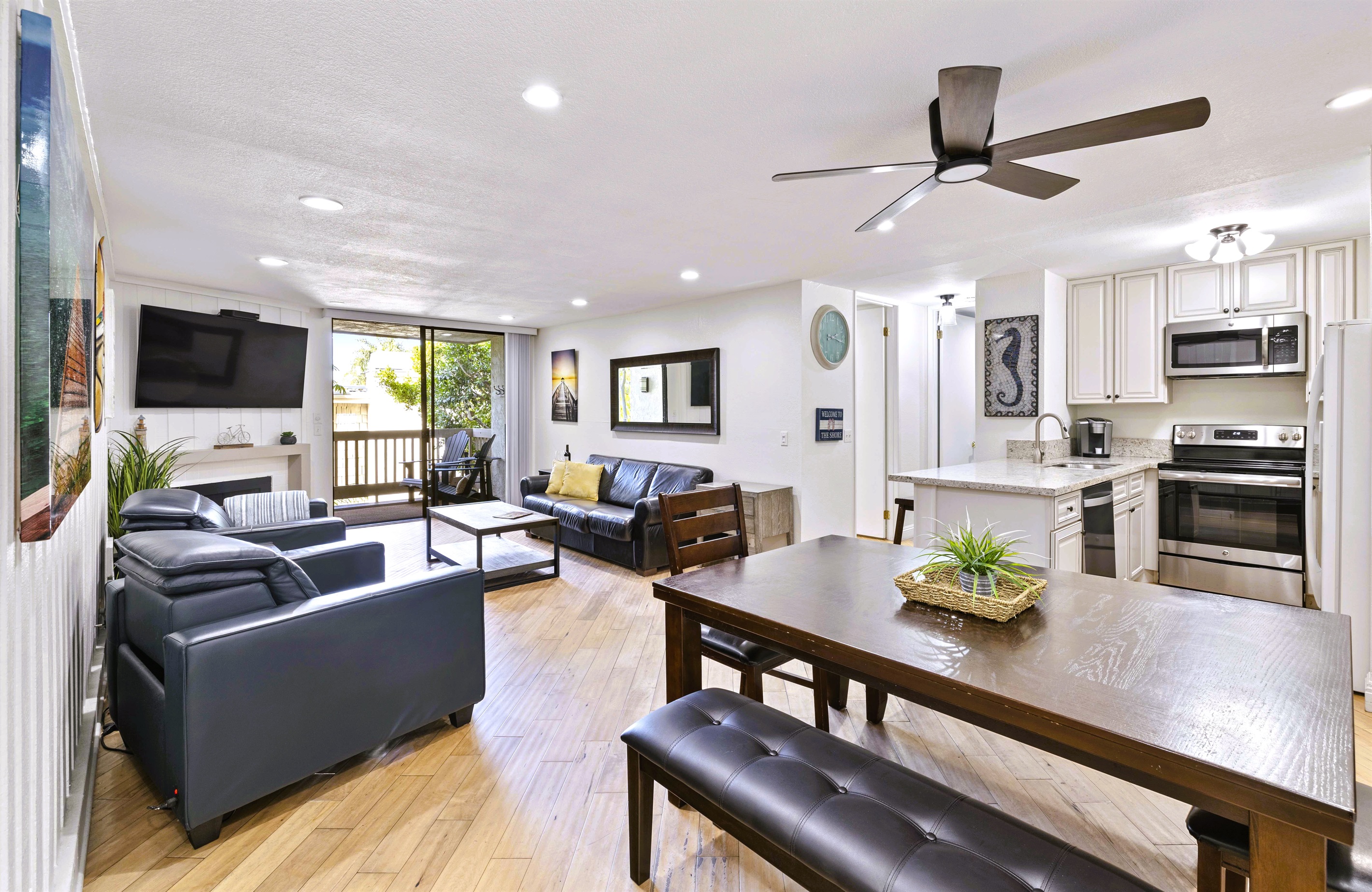 Open family room