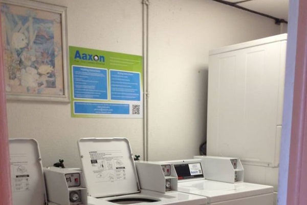 Coin operated laundry on site 