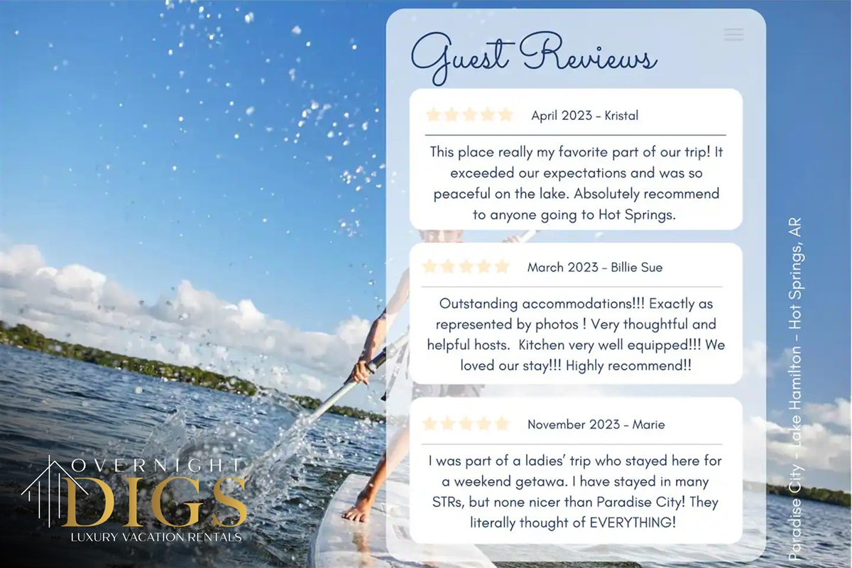 Read What Our Guest Enjoy Most About Paradise City