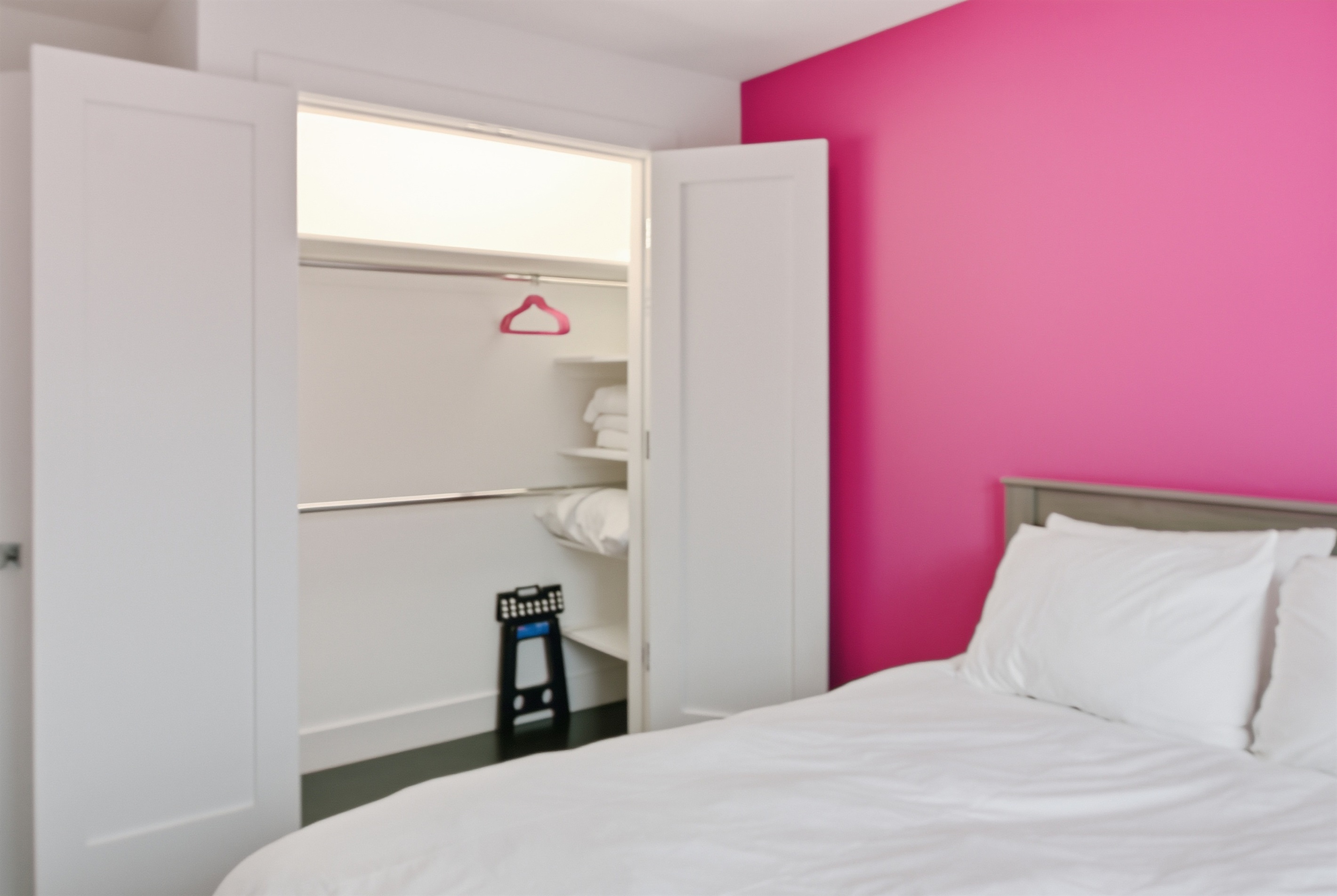 Pink Guest Room - Closet - Queen