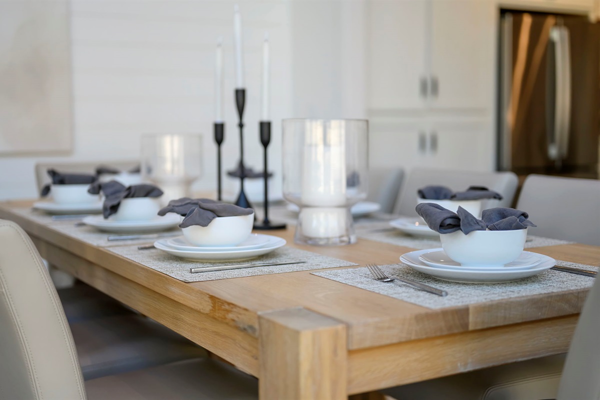 Formal dining space
