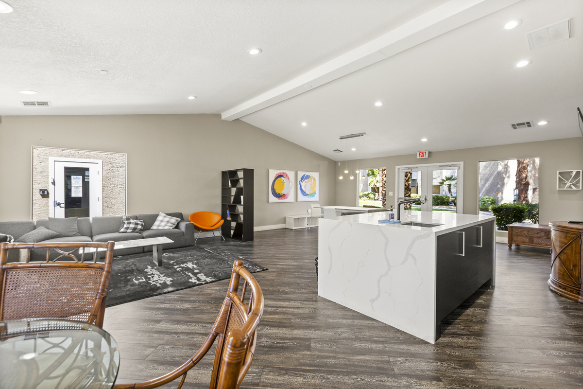 Shared spaces where you can unwind and relax