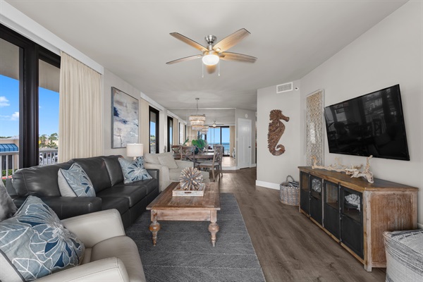 Living Room and Dining Room