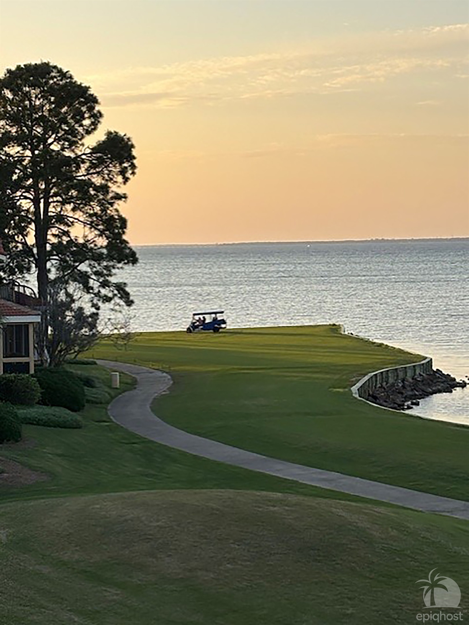 Sunset view from Players Club
