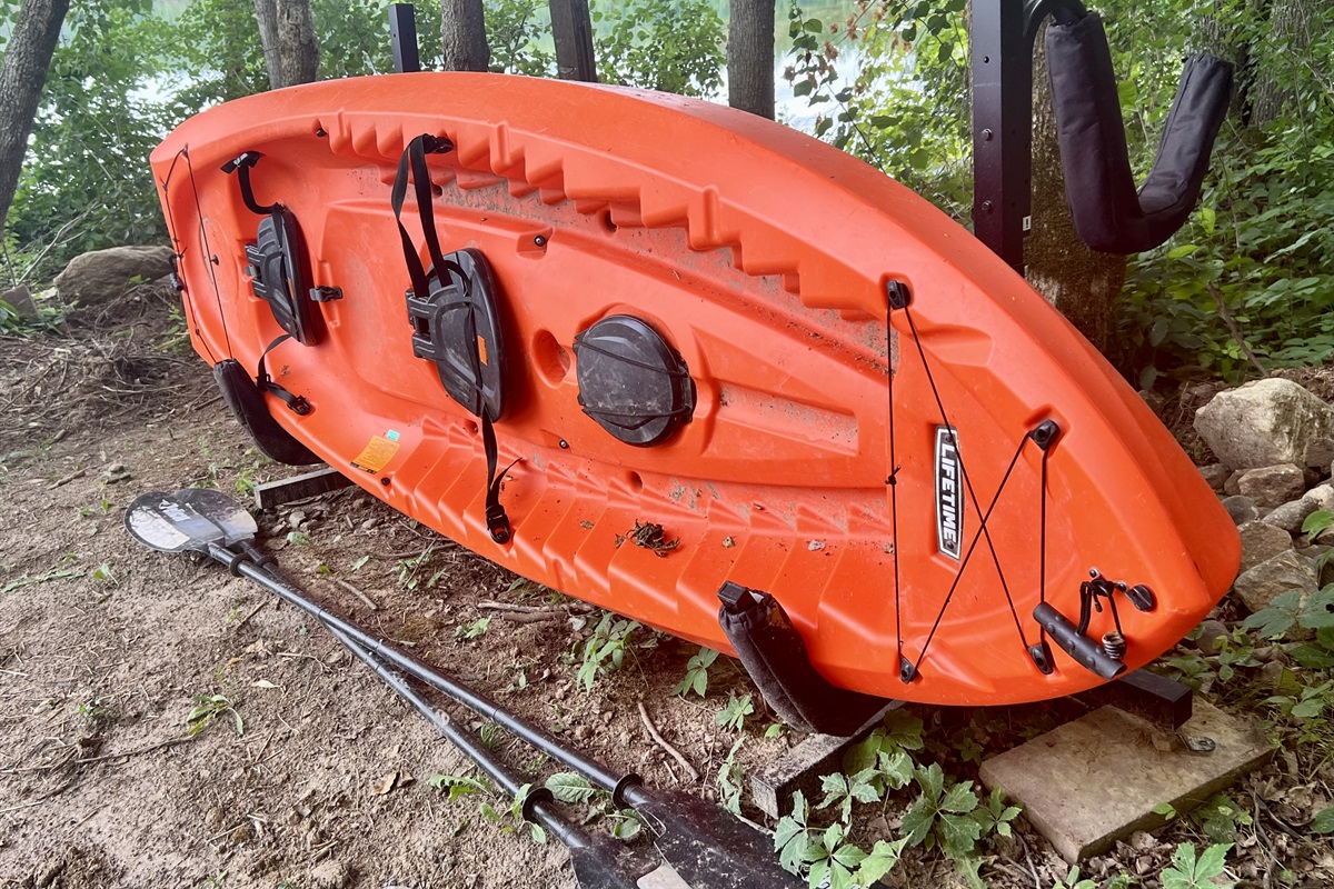 A tandem kayak is on site for our guests!