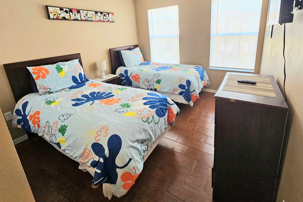 TWIN Bedroom, TV