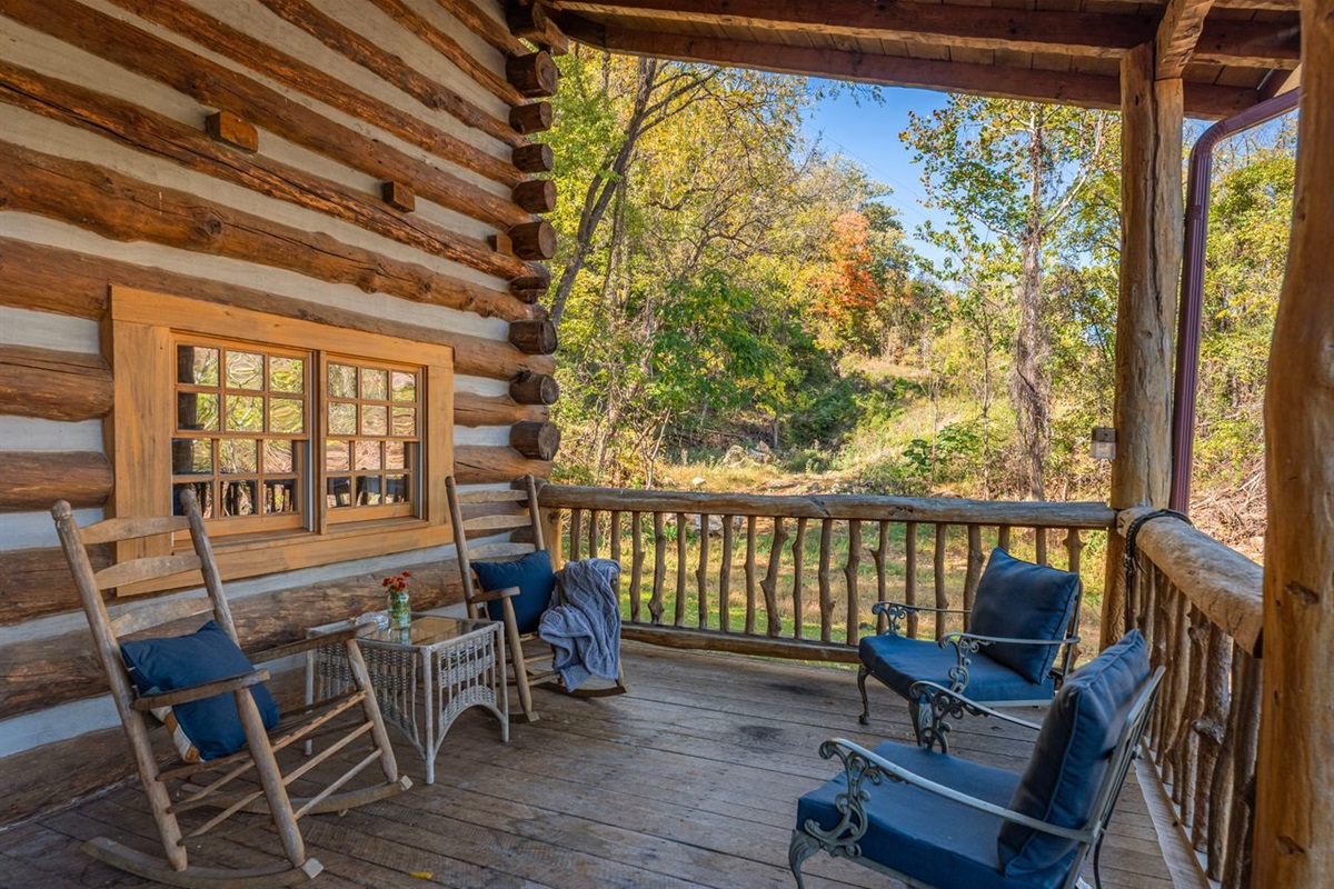 The perfect spot to enjoy a cup of coffee in the morning. 
