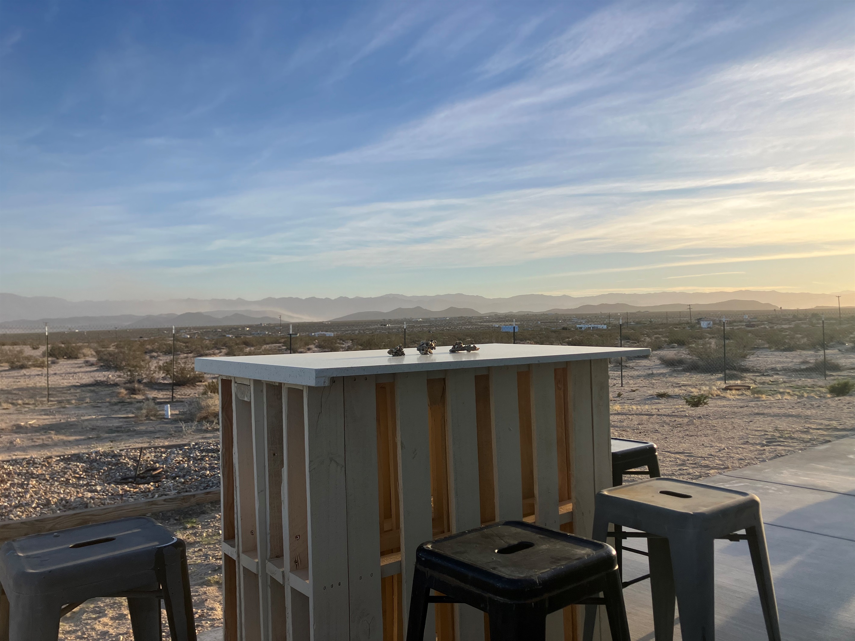 Dining al fresco, and what a fresco!