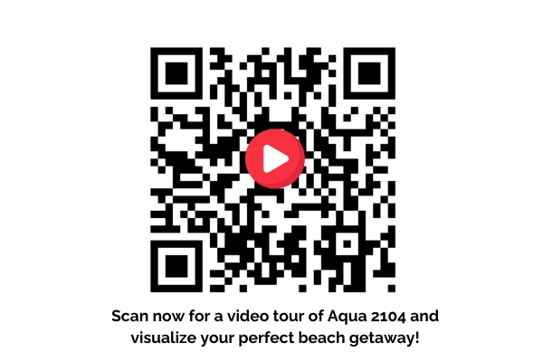 Check out the video walkthrough of AQUA 2104 - imagine your perfect beach vacation!