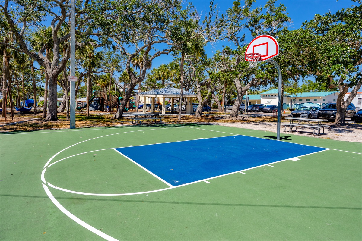 Sports area at the park