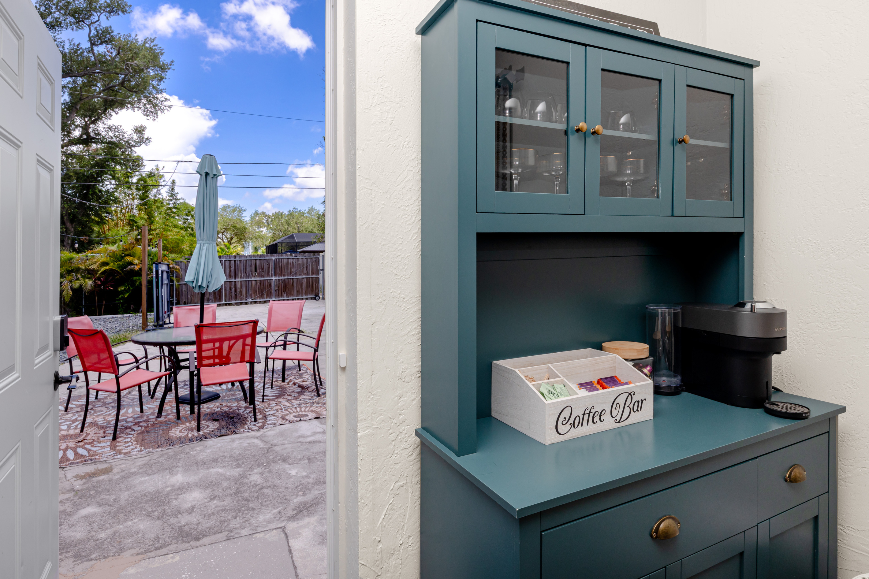 Outside patio