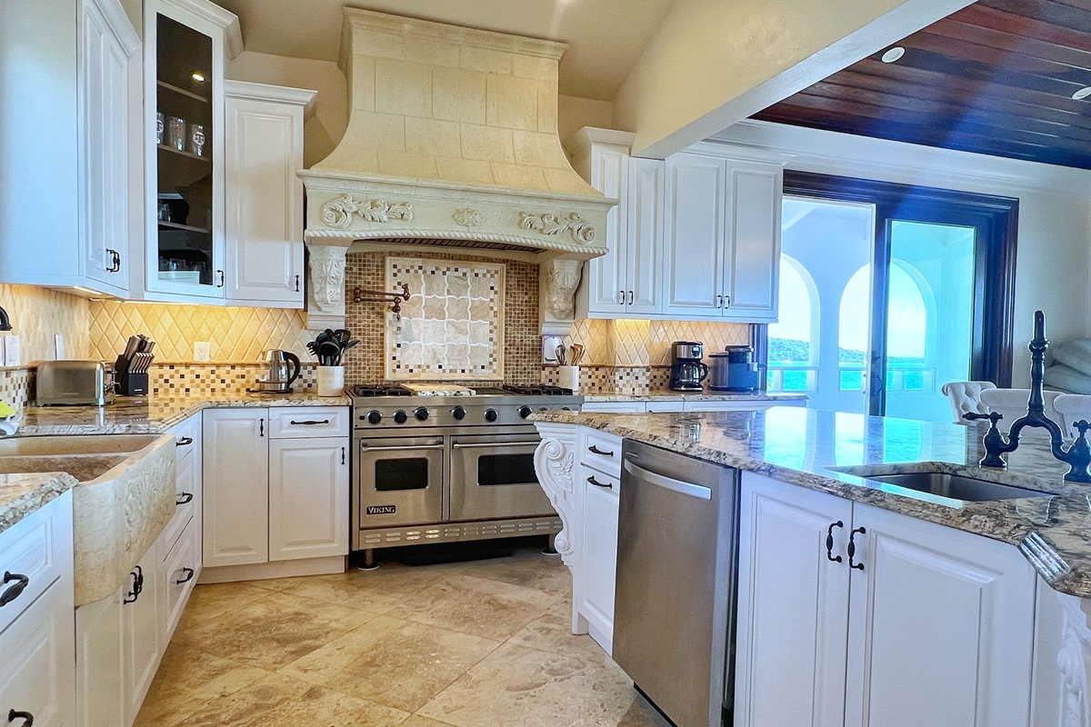 Cook with ease in a modern kitchen equipped for gourmet meals.