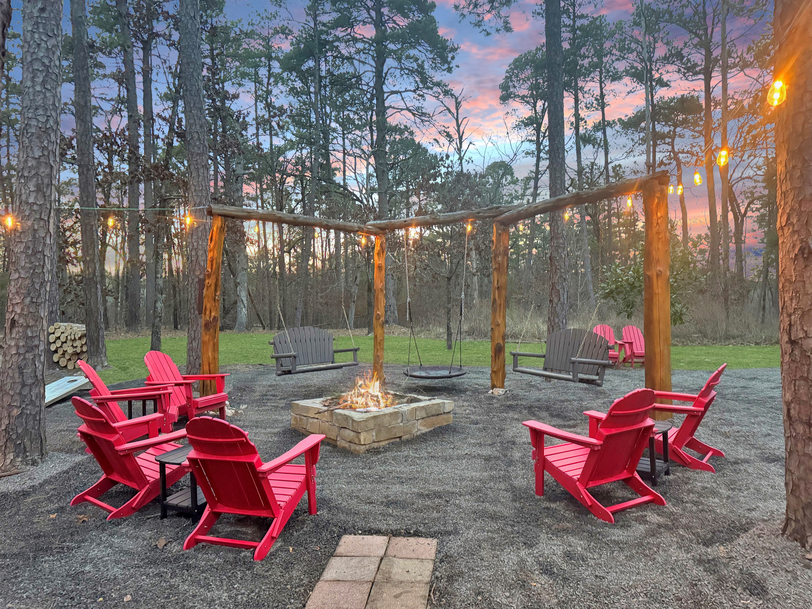 Gorgeous sunsets and the National forest is right out your back door.